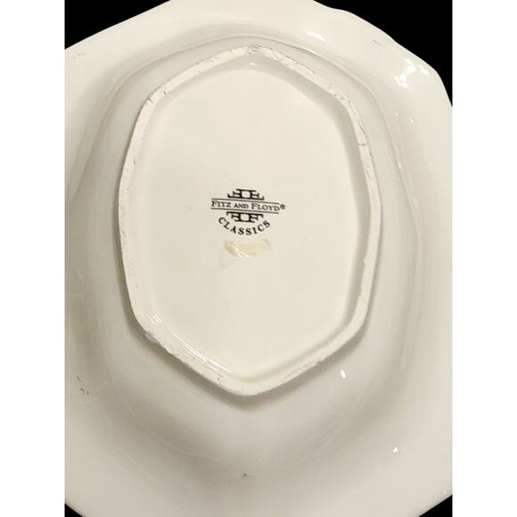 Fitz and Floyd Classics Snowy Woods Collection Octagon...